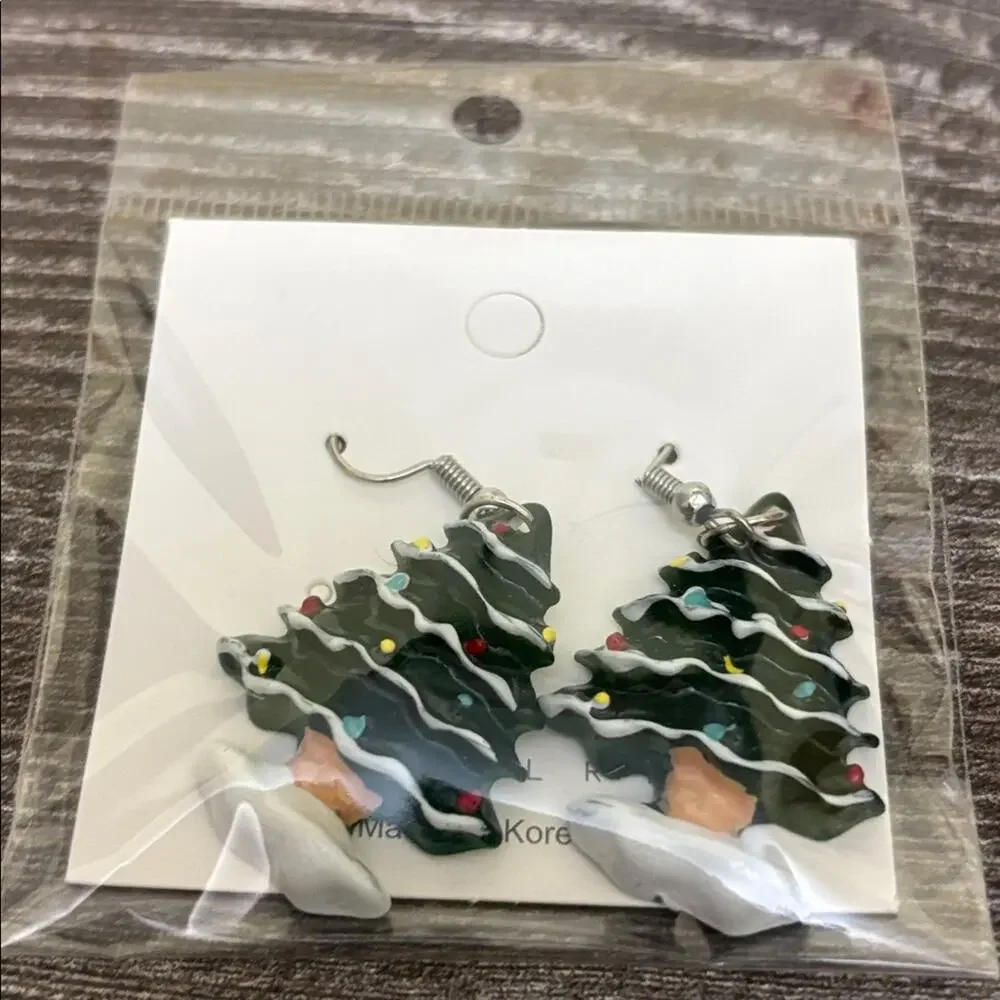 Christmas‎ Tree Earrings